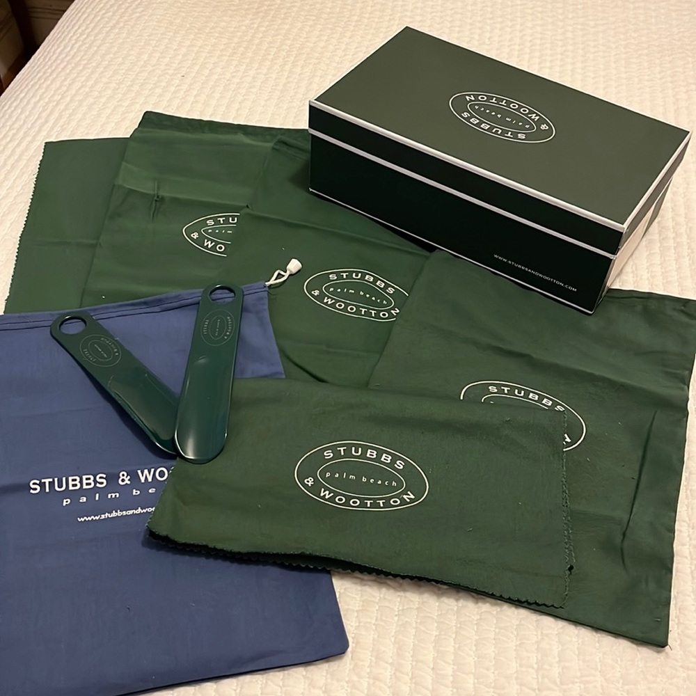 Stubbs & Wootton Box and Dust bags